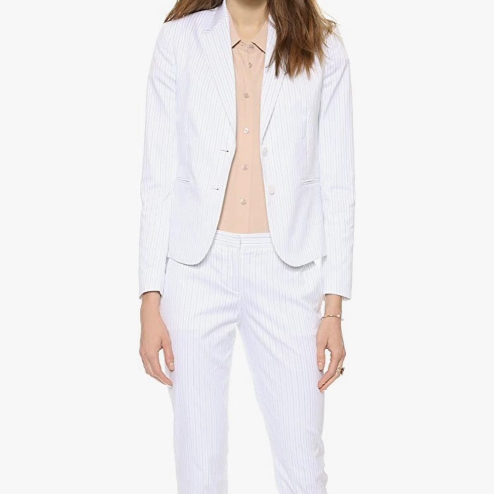 Theory Hampton Custom Stripe Blazer